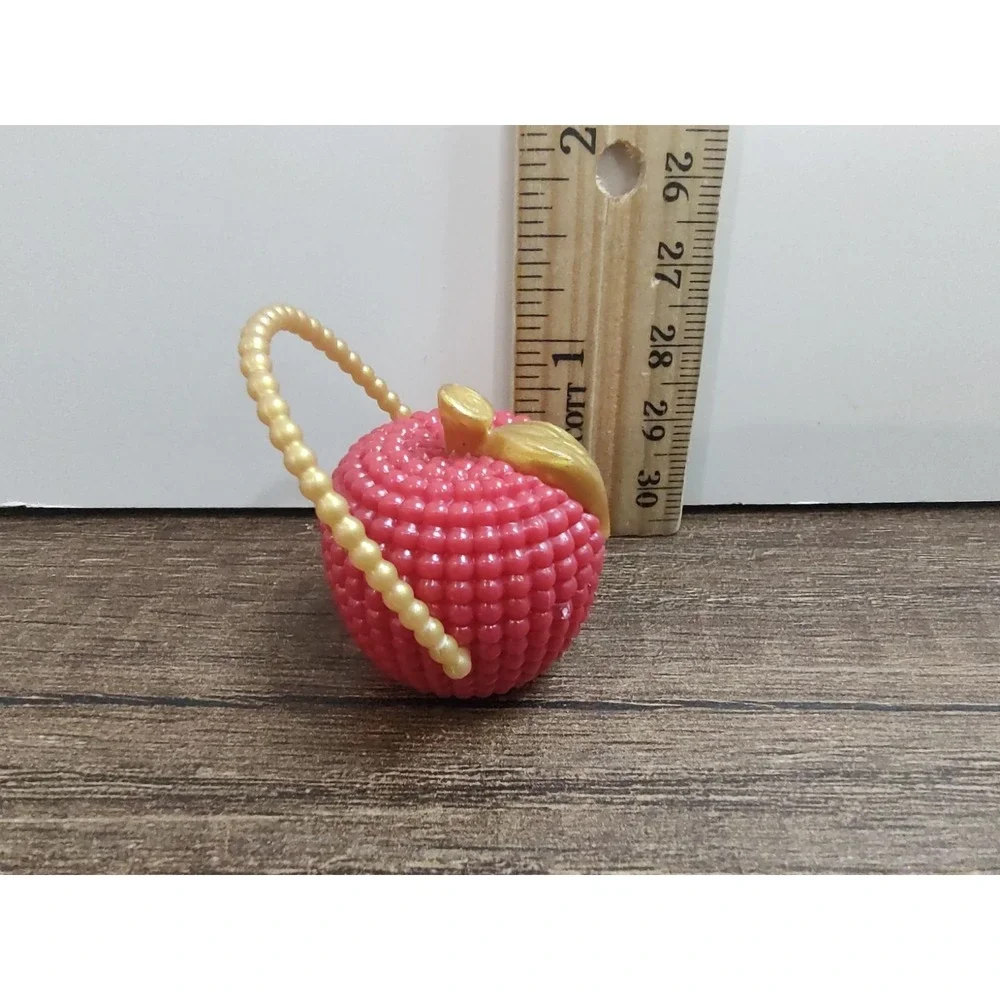 Ever After High Doll Apple White First Chapter Apple Shape Purse Bag Red Gold